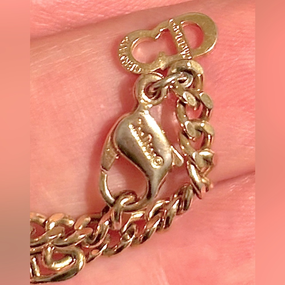 Christian Dior Vintage 70's Gold Figaro Chain Necklace Made In Germany Excellent - Picture 3 of 9